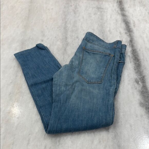 CURRENT/ELLIOTT The Legging Light Weight Fade Blue Denim  Skinny Ankle Jeans 28 - Picture 7 of 13